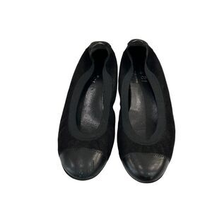 Ferca 81 Black Suede Ballet Flats